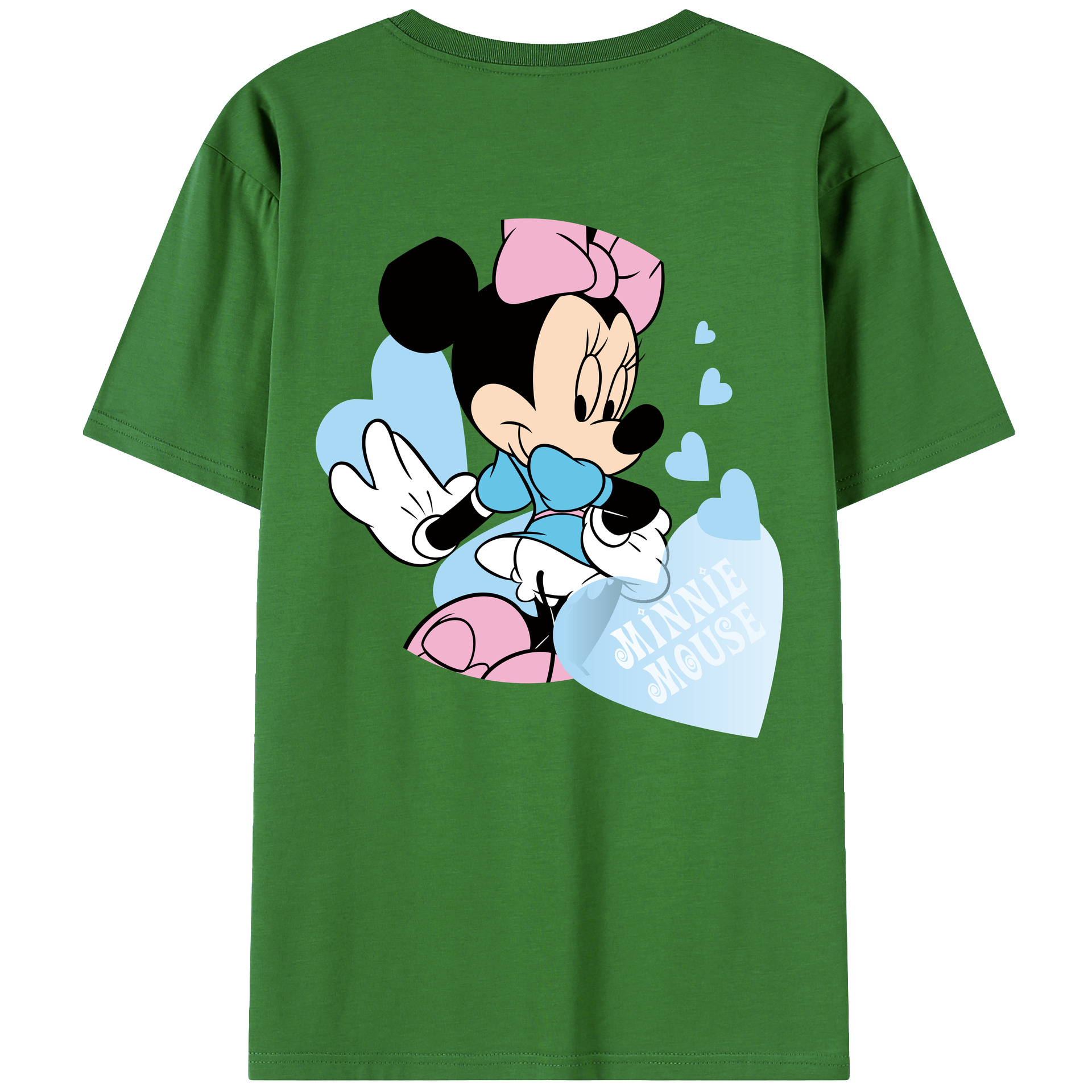 （画像用） ミッキーマウス Mickey Mouse レディース半袖Tシャツ(バックプリント)